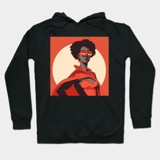 African Queen, Afro Superhero, Female Warrior, Black History Hoodie